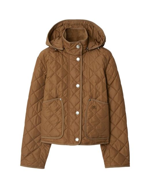 Burberry Quilted Cropped Jacket