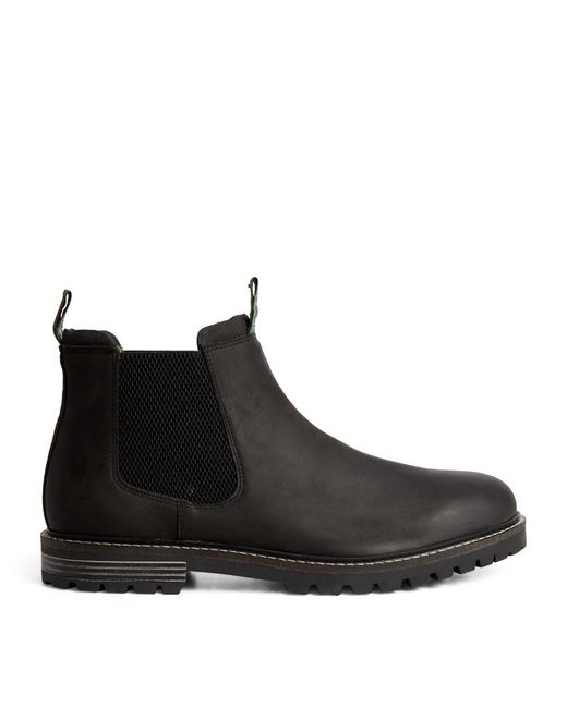 Barbour Leather Walker Chelsea Boots
