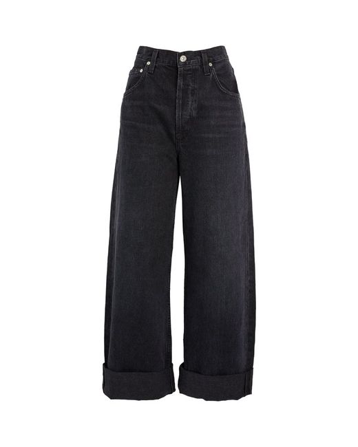 Citizens of Humanity Ayla Mid-Rise Wide-Leg Jeans
