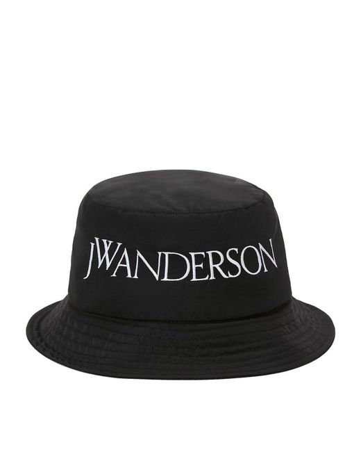 J.W.Anderson Logo-Embroidered Bucket Hat