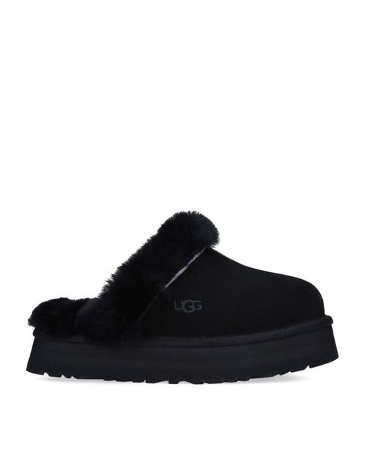 Ugg Suede Disquette Flatform Slippers