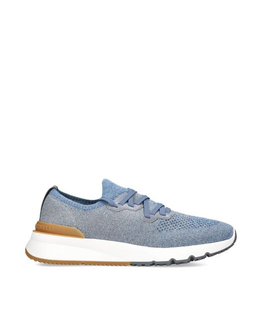 Brunello Cucinelli Knitted Low-Top Sneakers