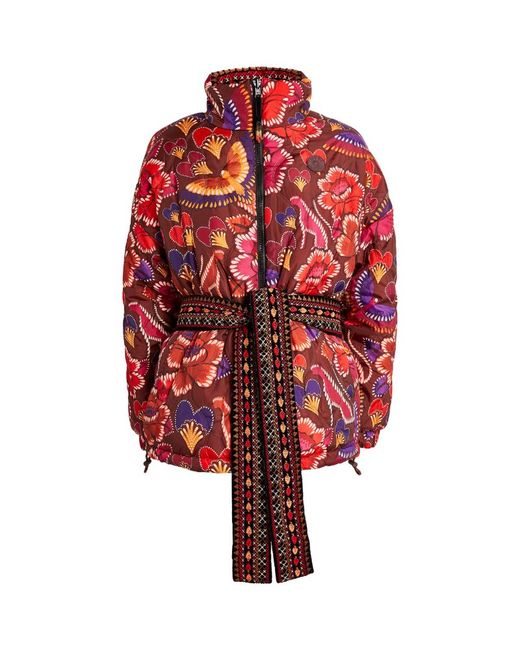 Farm Rio Reversible Belted Puffer Coat