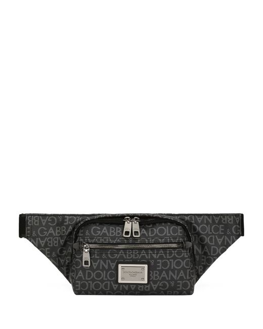 Dolce & Gabbana Jacquard Logo Print Belt Bag