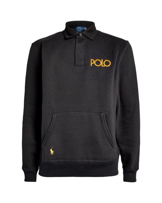 Ralph Lauren Polo Logo Collared Sweatshirt