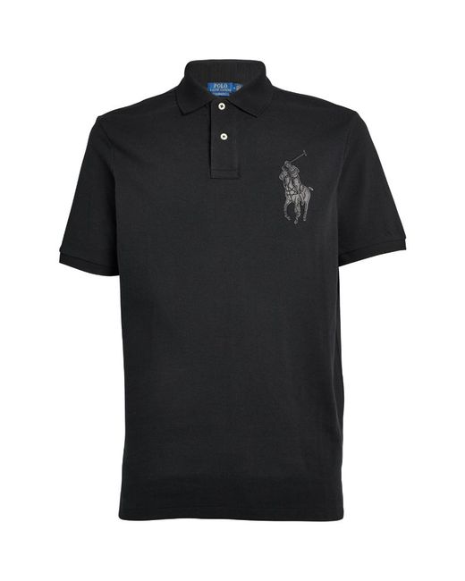 Ralph Lauren Leather Logo Polo Shirt