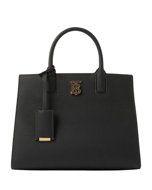 Burberry Small Leather Frances Tote Bag