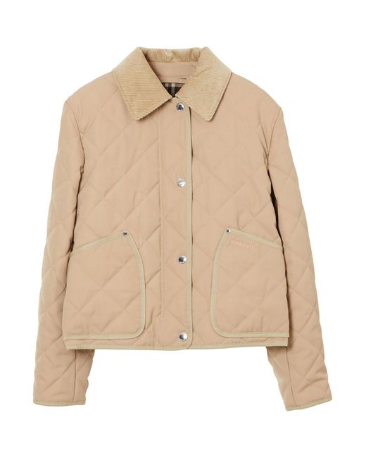 Burberry Quilted Cropped Barn Jacket