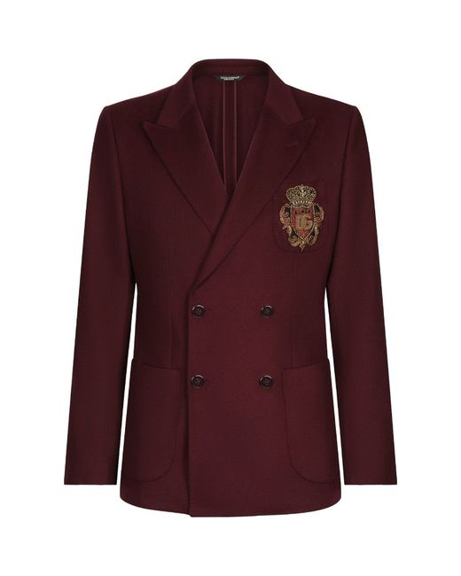 Dolce & Gabbana Wool-Cashmere DG Patch Jacket