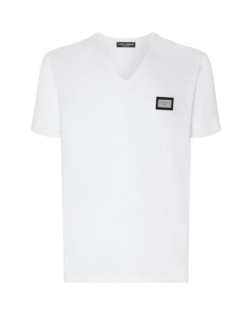 Dolce & Gabbana Essentials V-Neck T-Shirt