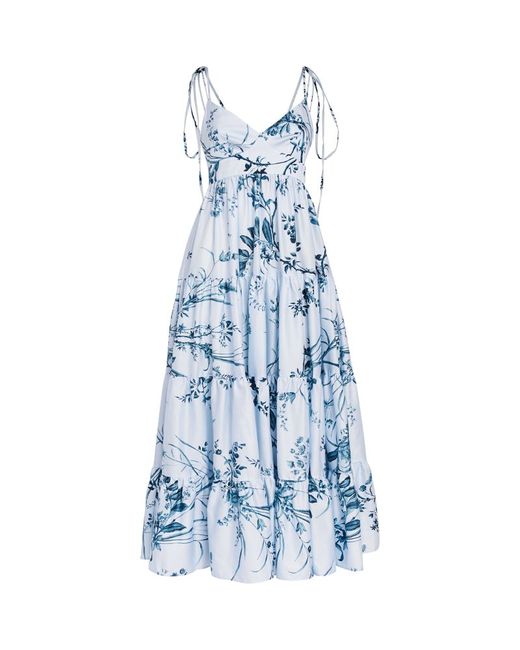 Erdem Floral Print Maxi Dress