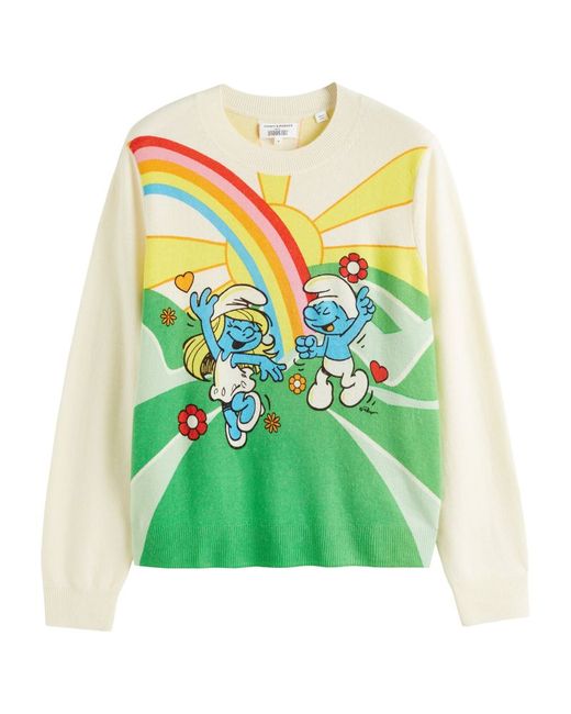 Chinti And Parker x The Smurfs Sunset Sweater