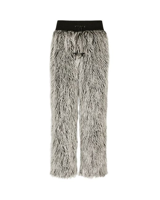 Dolce & Gabbana Faux Fur Sweatpants
