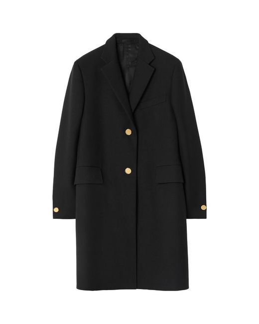 Burberry Technical Wool Tailored Coat