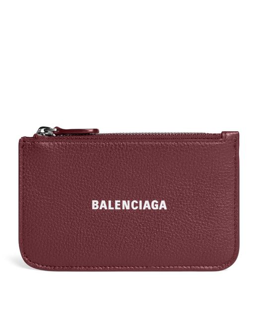 Balenciaga Leather Zipped Card Holder