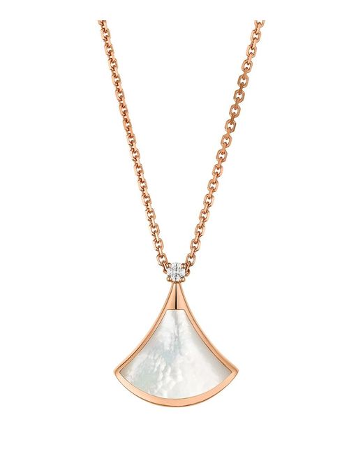 Bvlgari Diamond and Mother-of-Pearl DIVAS DREAM Necklace
