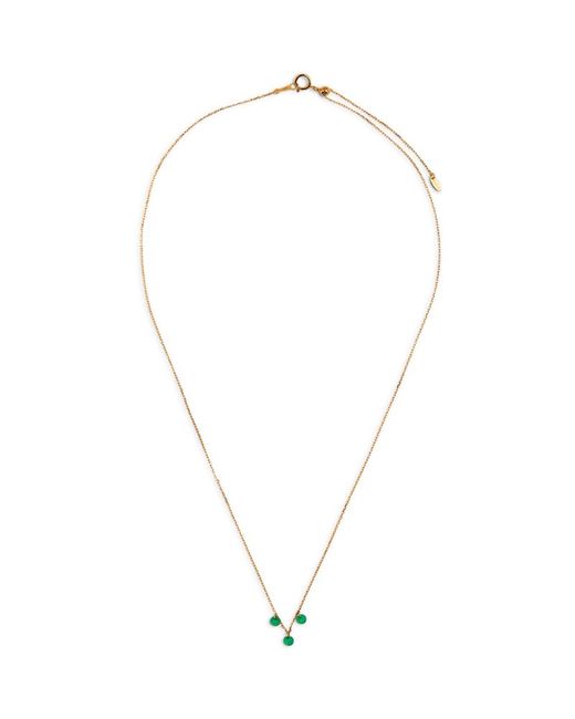 Persée Yellow Dancing Emerald Necklace