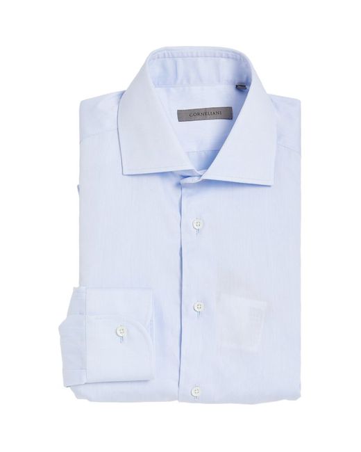 Corneliani Twill Long-Sleeve Shirt