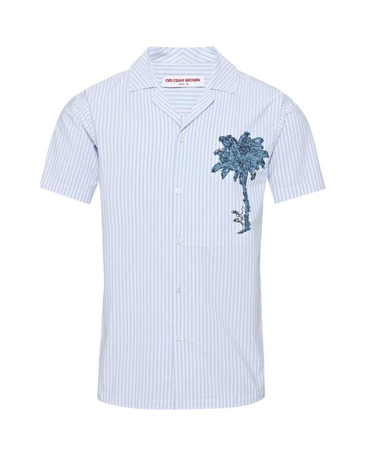 Orlebar Brown Palm Tree Hibbert Shirt