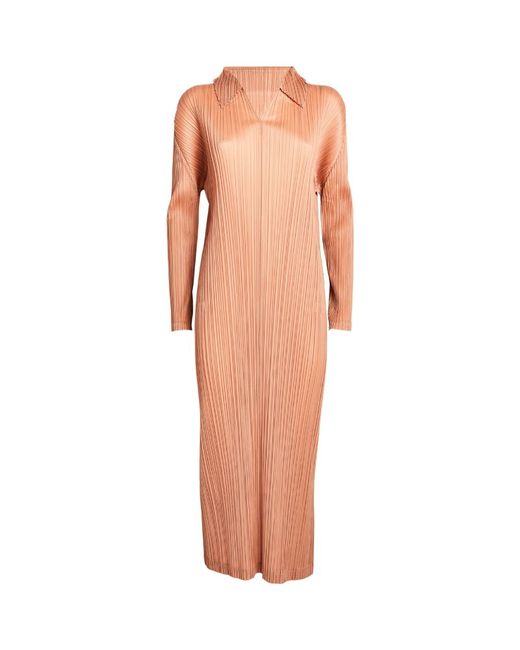 Pleats Please By Issey Miyake Monthly Colors October Midi Dress