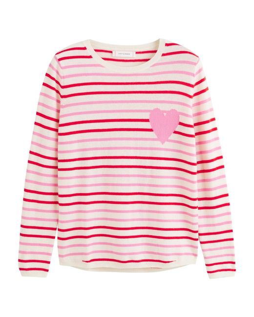 Chinti And Parker Wool-Cashmere Striped Brenton Sweater
