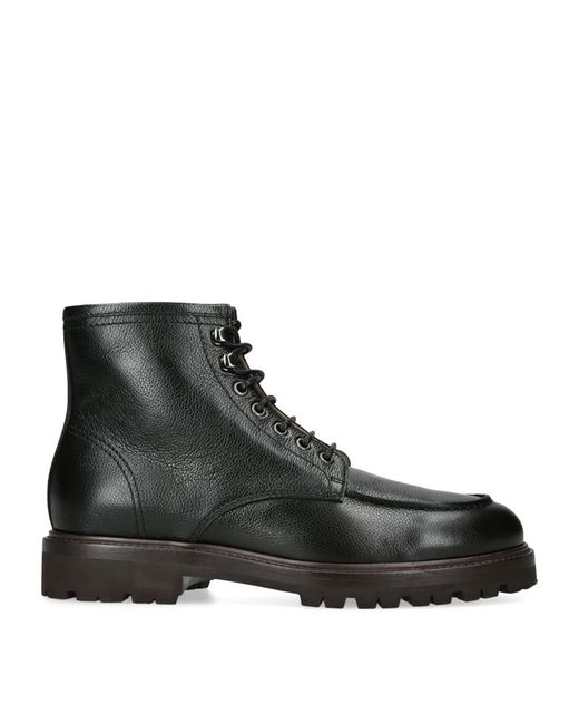 Brunello Cucinelli Leather Apron Boots