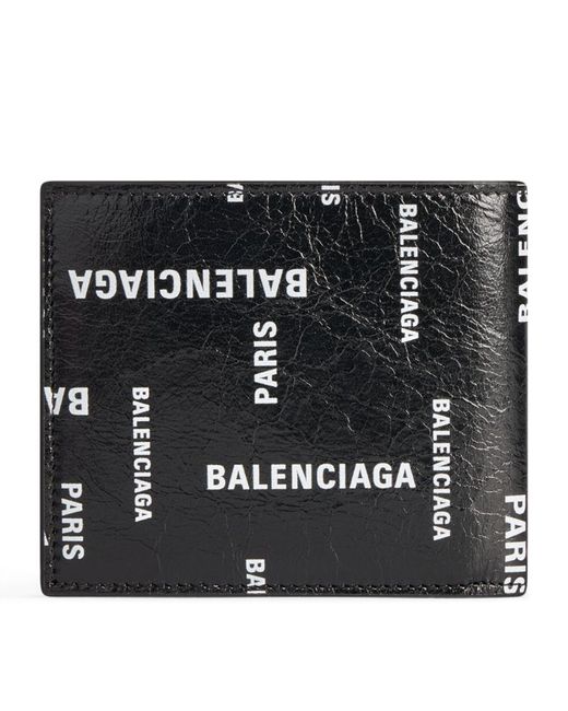 Balenciaga Logo Bifold Wallet