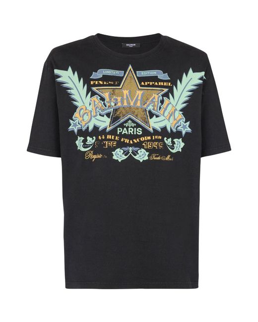 Balmain Graphic Western T-Shirt