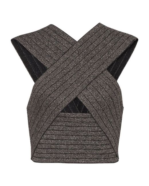 Balmain Knit Crop Top