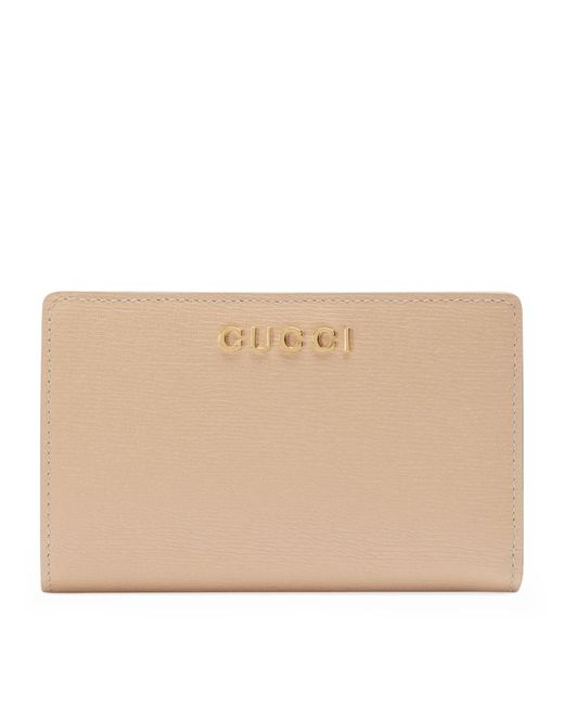 Gucci Leather Letter Script Wallet