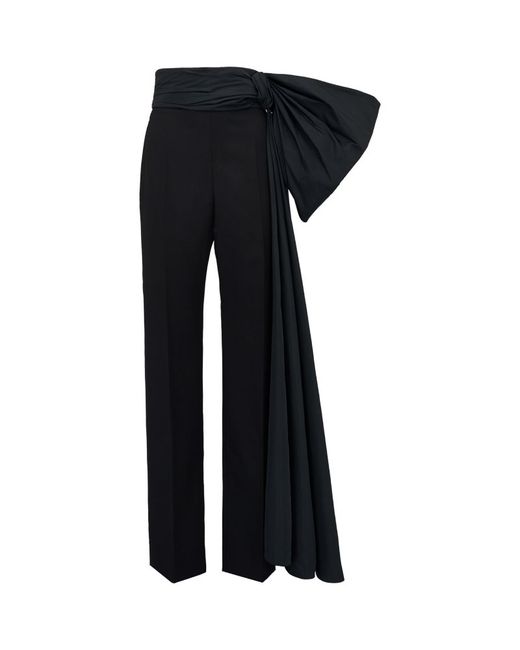 Alexander McQueen Bow-Detail Tailored Trousers