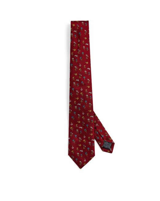 Paul Smith Rabbit Floral Tie