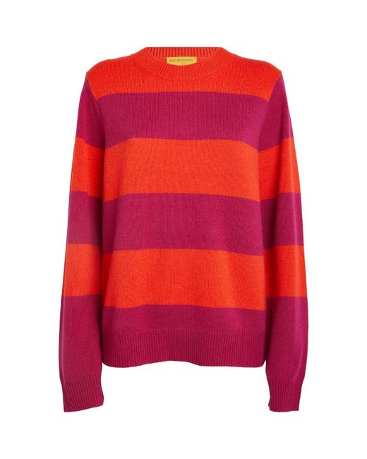 Guest in Residence Stripe Crew-Neck Sweater