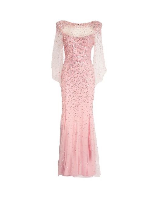 Jenny Packham EXCLUSIVE Embellished Gown