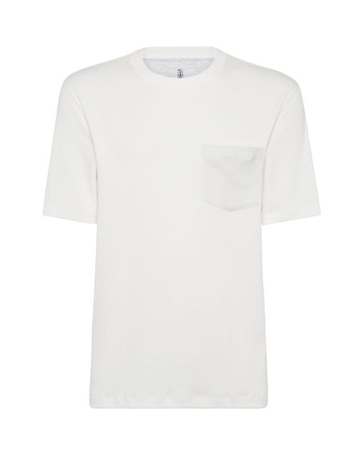 Brunello Cucinelli Pocket-Detail T-Shirt