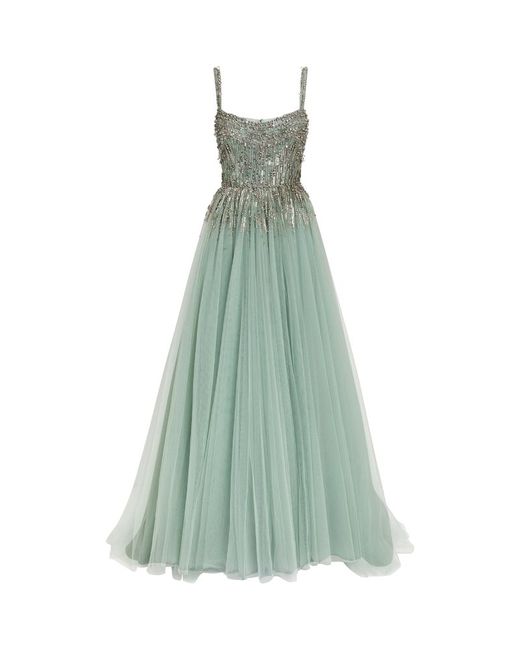 Jenny Packham EXCLUSIVE Embellished Sleeveless Gown