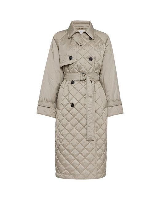 Brunello Cucinelli Water-Resistant Quilted Trench Coat