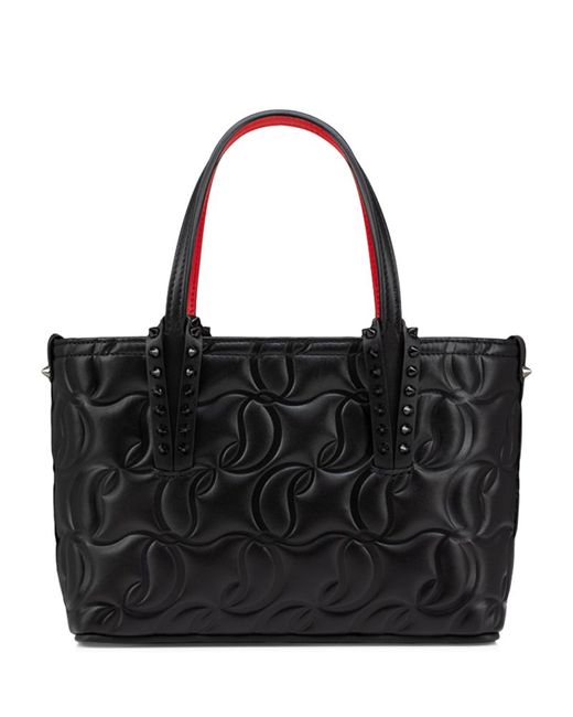 Christian Louboutin Cabata Embossed Leather Tote Bag