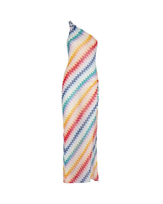 Missoni One-Shoulder Beach Cover-Up