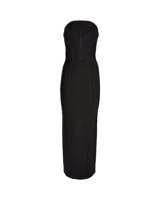 Hervé Léger Strapless Icon Gown