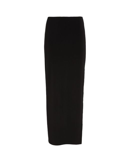 Norma Kamali Split-Detail Maxi Skirt
