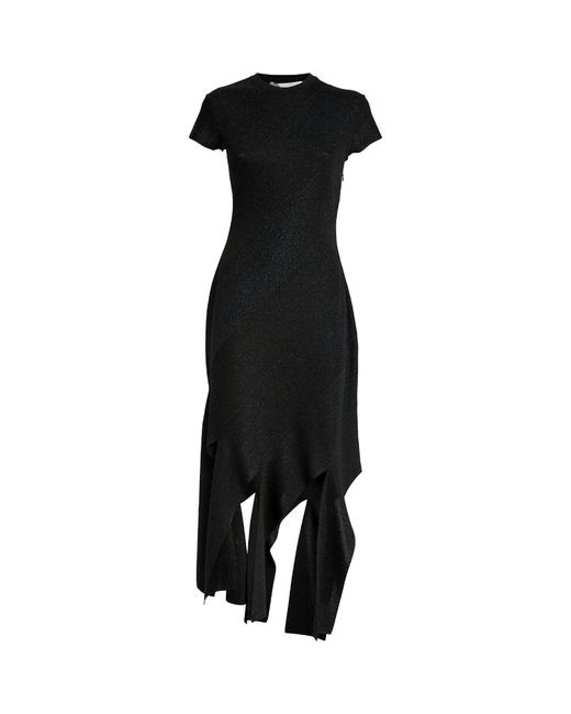 Stella McCartney Knitted Asymmetric Midi Dress