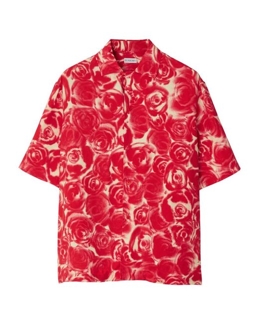 Burberry Rose Print Shirt