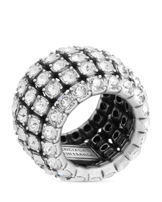 Balenciaga Crystal Glam Ring