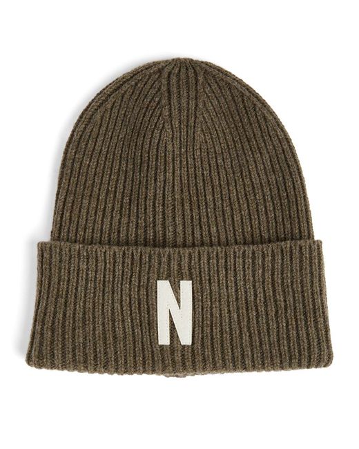 Norse Projects Wool Logo Beanie