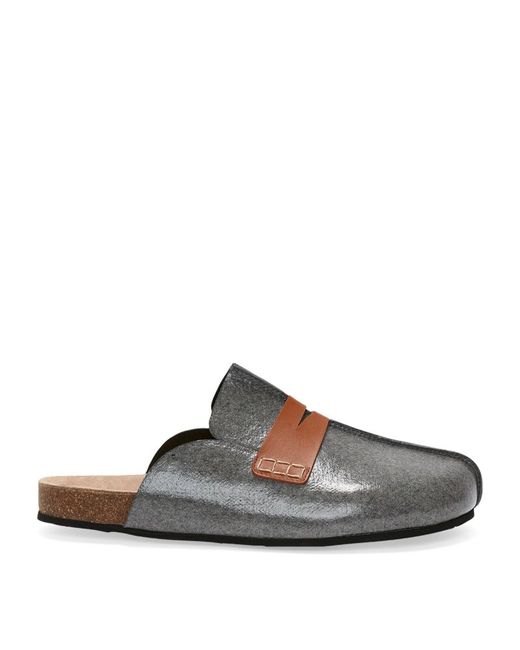 J.W.Anderson Felt Loafer Mules