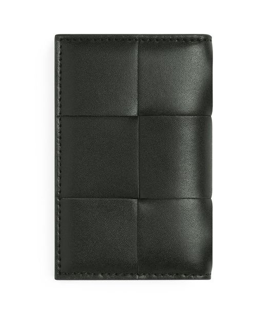 Bottega Veneta Leather Cassette Flap Wallet