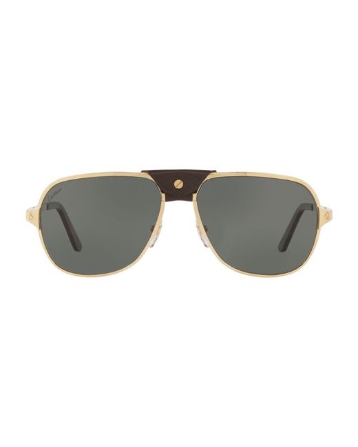 Cartier Frame Pilot Sunglasses