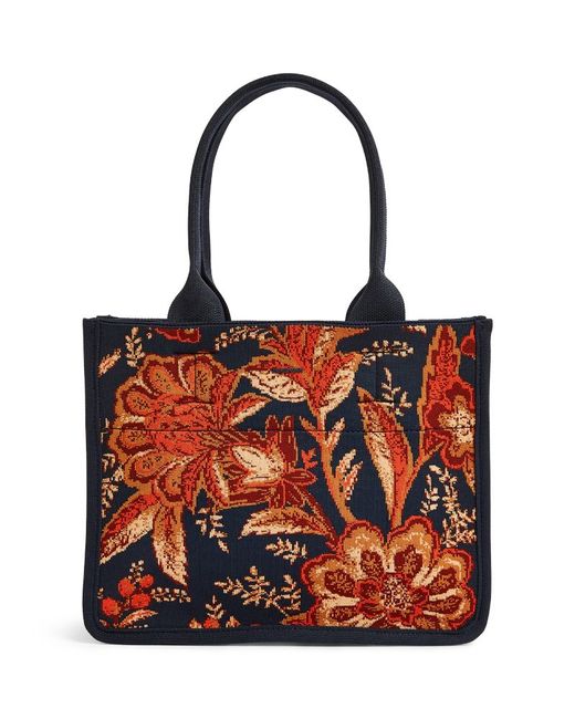 Zimmermann Small Jacquard Floral Tote Bag