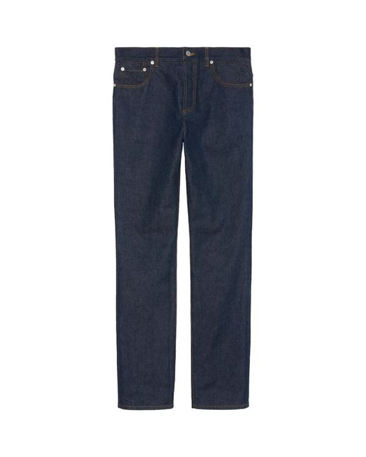 Gucci GG-Embossed Straight Jeans